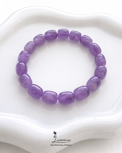 Lavender Amethyst Bracelet · Soft Calm & Gentle Energy