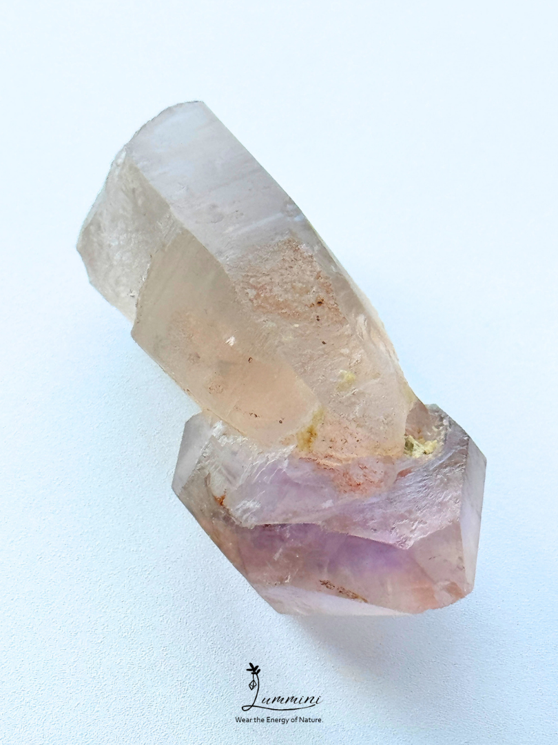 Natural Madagascar Amethyst Skeletal Quartz Intergrown Specimen – 60g, 67mm