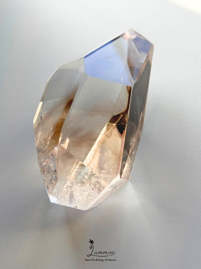 Large AAA Natural Smoky Quartz Freeform Display Stone – Multi-Faceted Hand Cut – 300g, 97mm