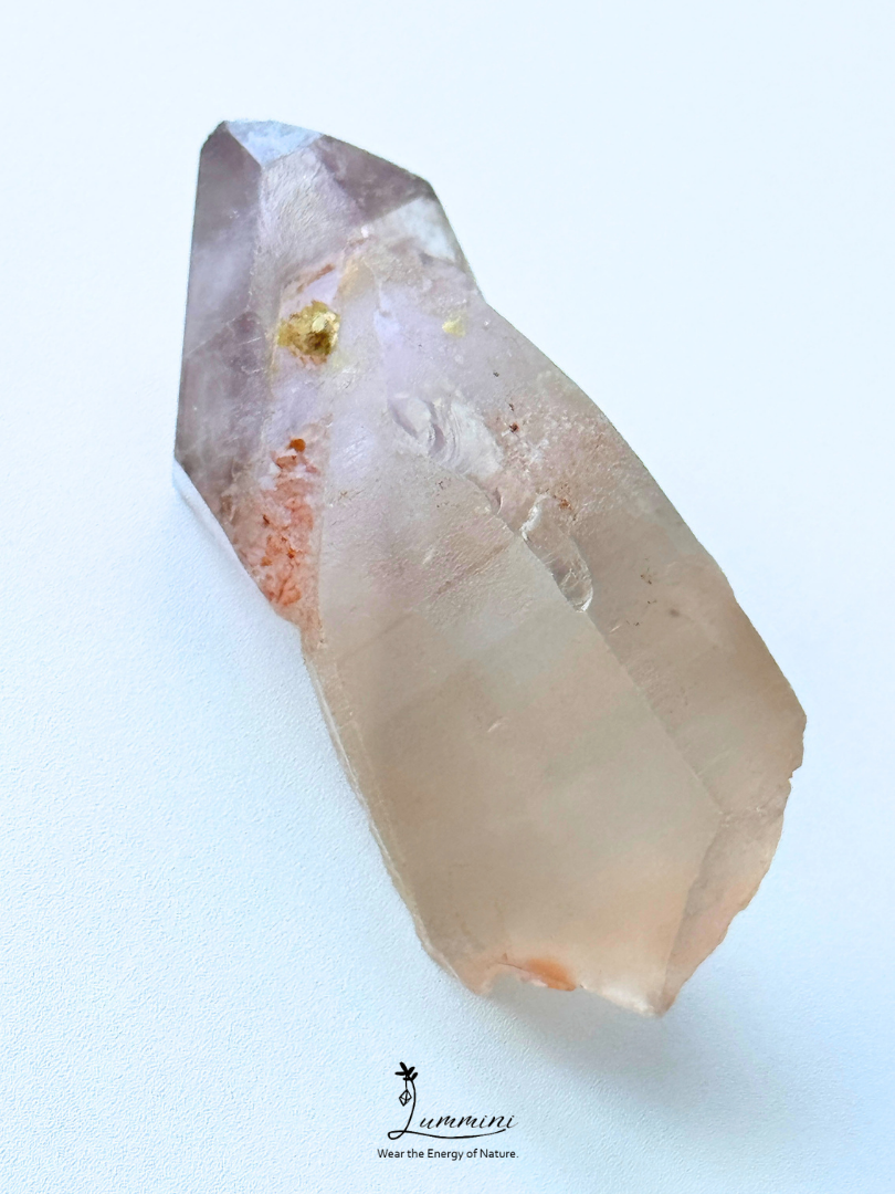 Natural Madagascar Amethyst Skeletal Quartz Intergrown Specimen – 60g, 67mm