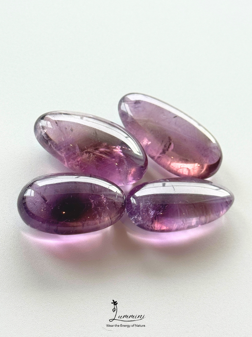 Natural Ametrine Pocket Stone Value Pack – Set of 4,total 82g