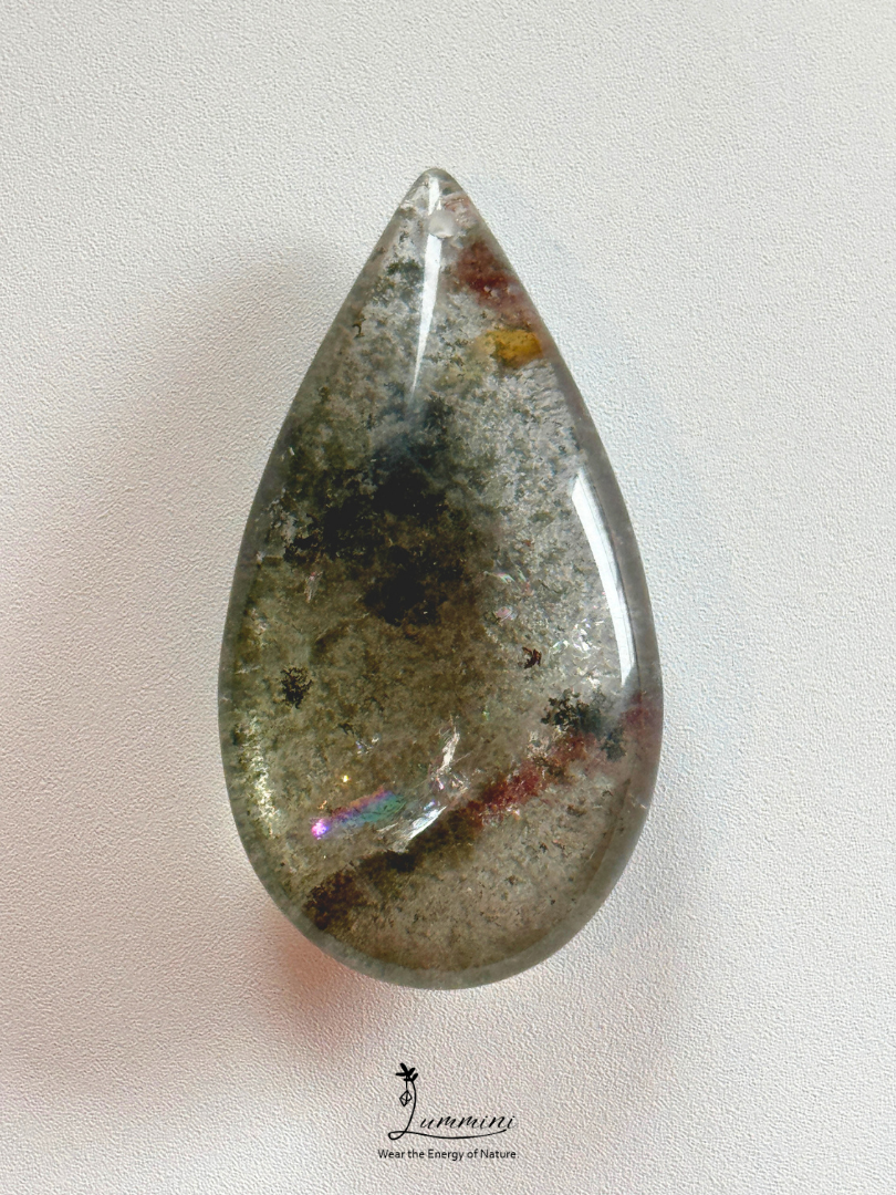 Natural Garden Quartz Pendant – Drilled, Choose Your Piece
