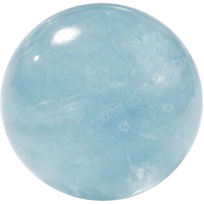 Natural Aquamarine · 9.5mm