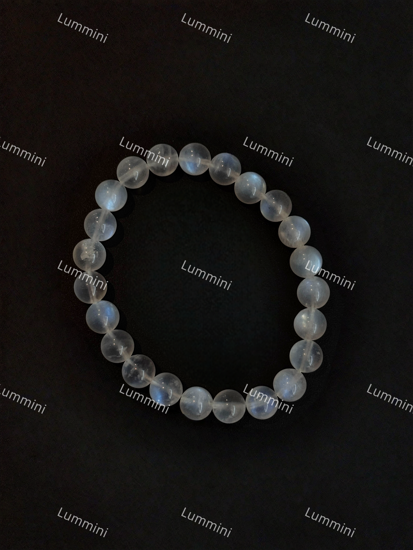 Blue Moonstone Bracelet · Intuition & Calm Energy · 7mm / 8mm