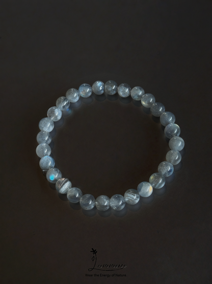 Grey Moonstone Bracelet · Intuition & Protective Energy