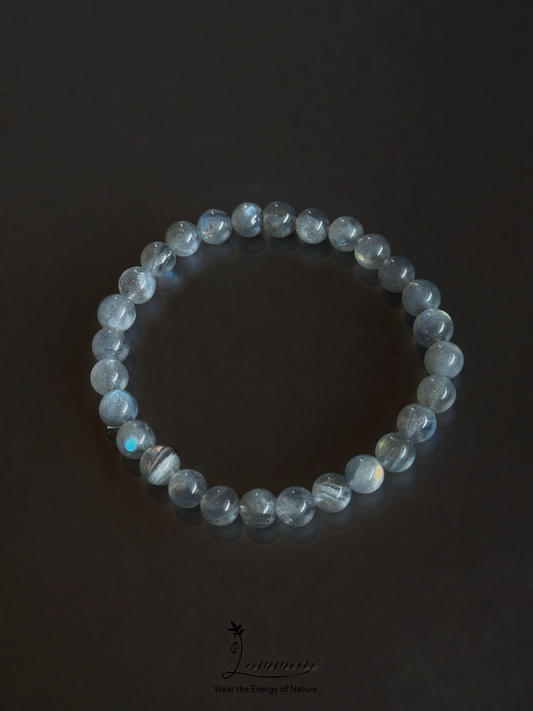 Grey Moonstone Bracelet · Intuition & Protective Energy