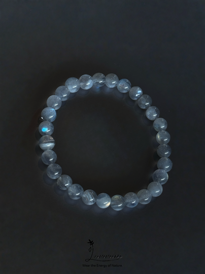 Grey Moonstone Bracelet · Intuition & Protective Energy