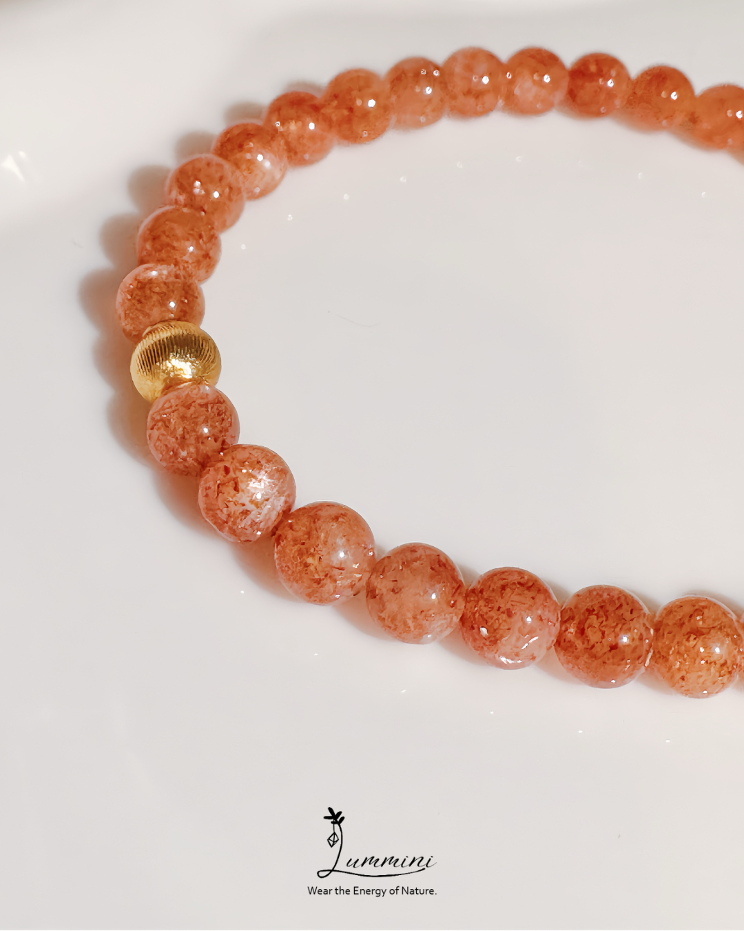 Sunstone Bracelet · Warm Glow & Positive Energy · 5.5mm